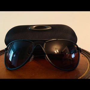 Oakley crosshair matte black sunglasses